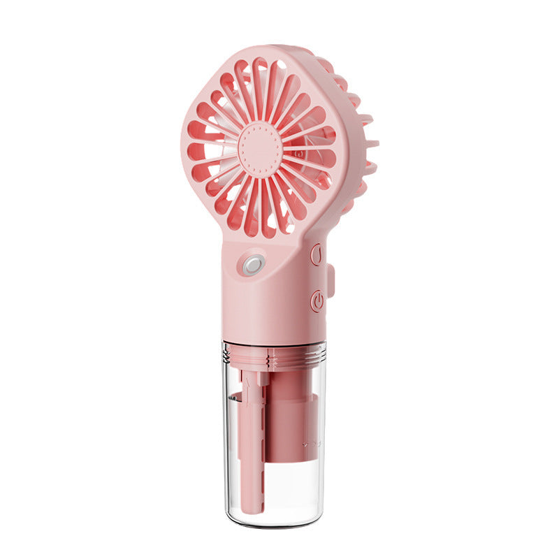 Portable Handheld Water Spray Mini Fan With Usb Charging