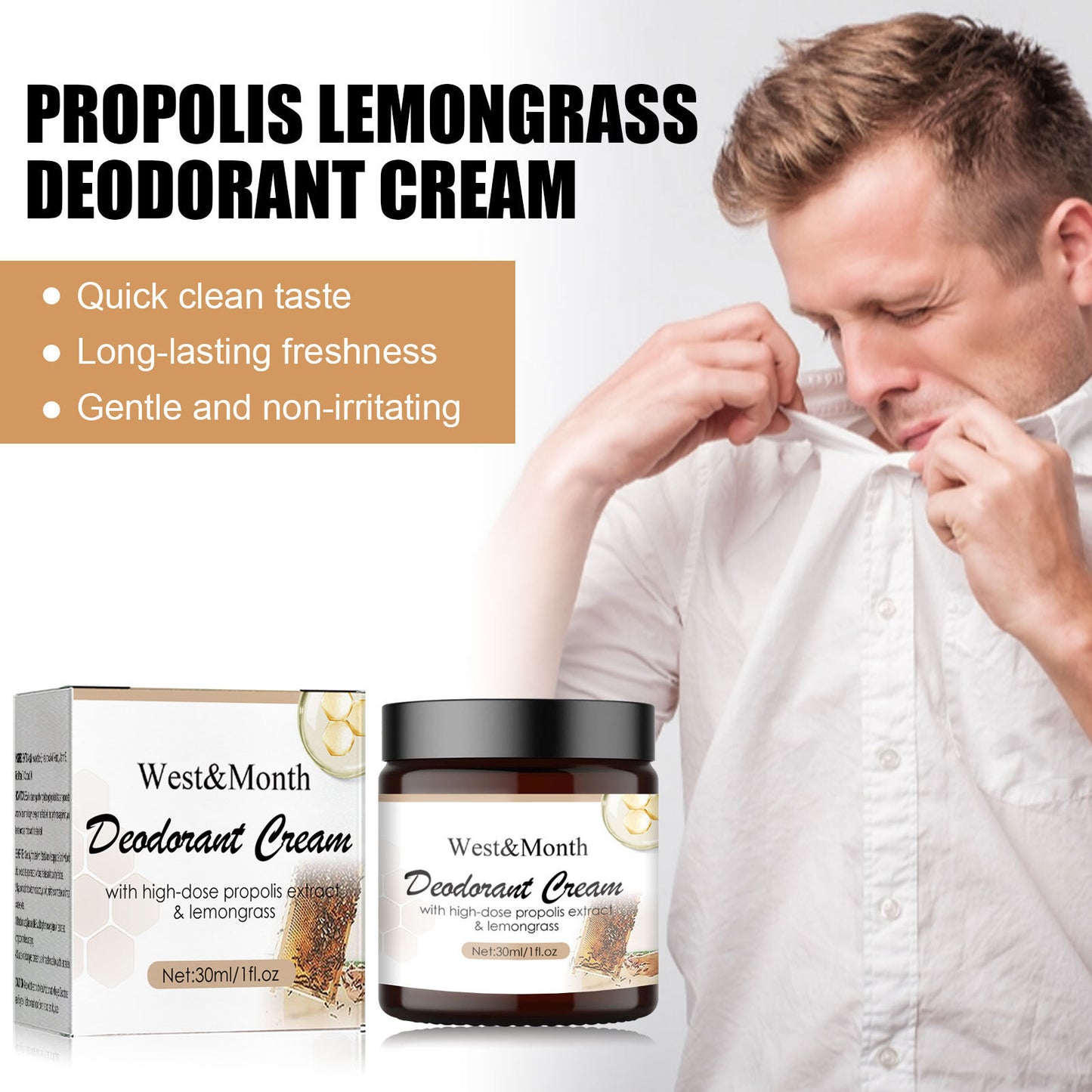 Whitening And Refreshing Deodorant Cream