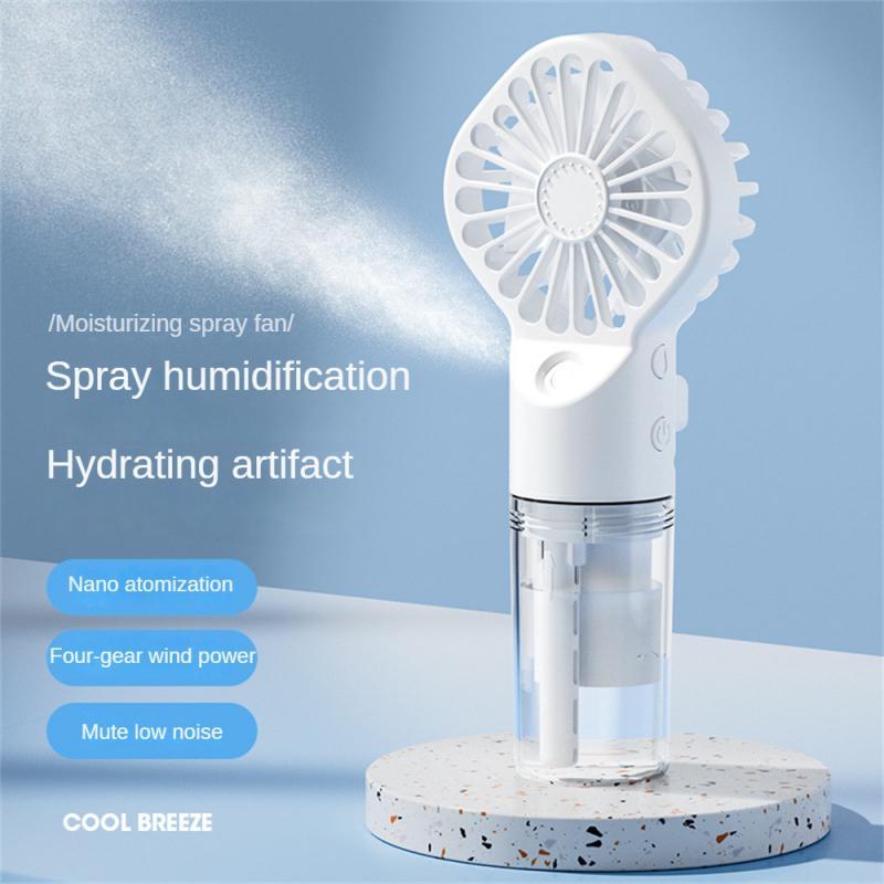 Portable Handheld Water Spray Mini Fan With Usb Charging